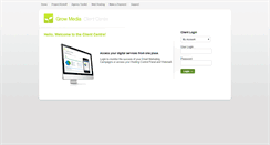 Desktop Screenshot of clientcentre.growmedia.com.au